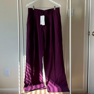 Zara trousers, eggplant, purple. Casual or workplace!